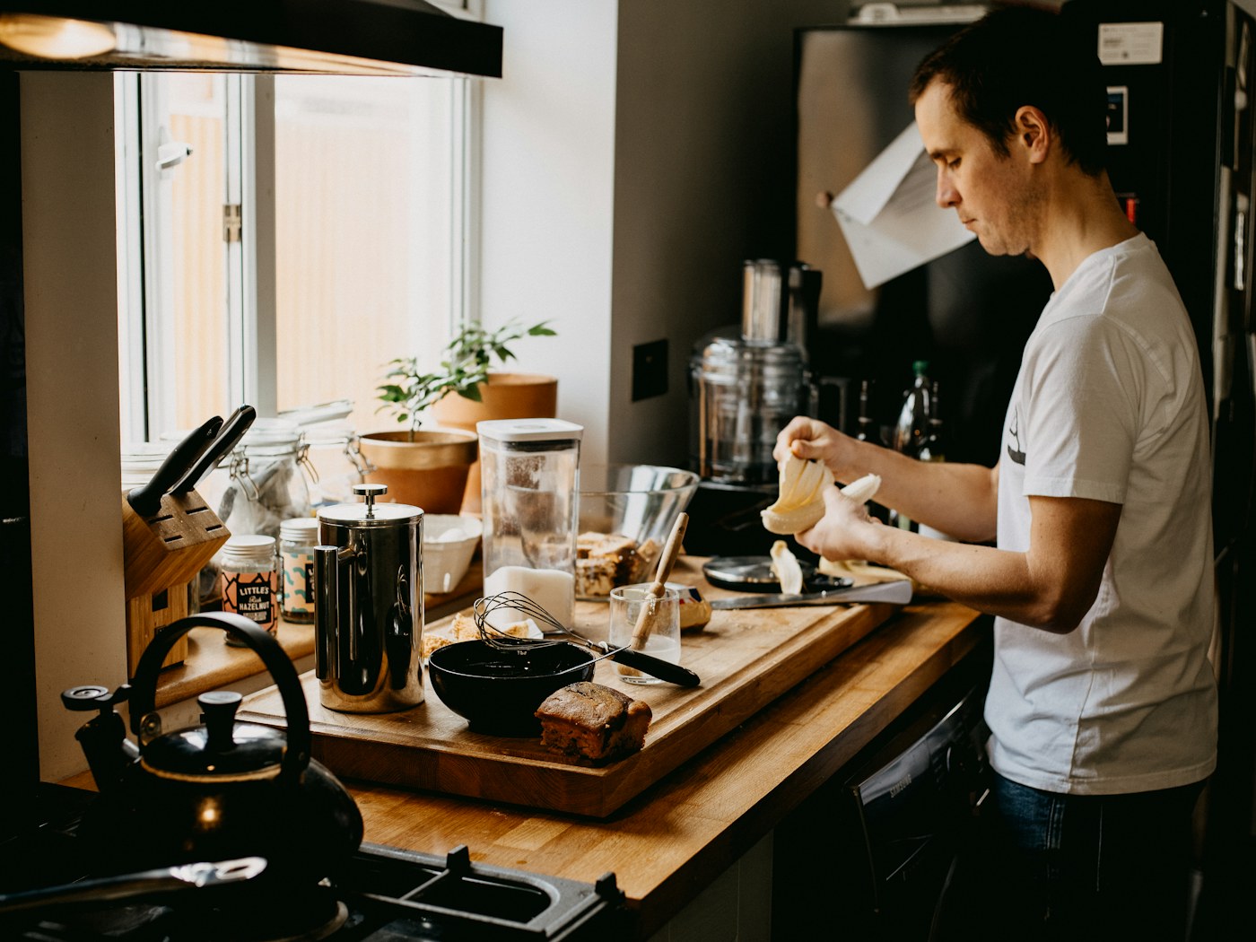 Kitchen lifestyle editorial photograph