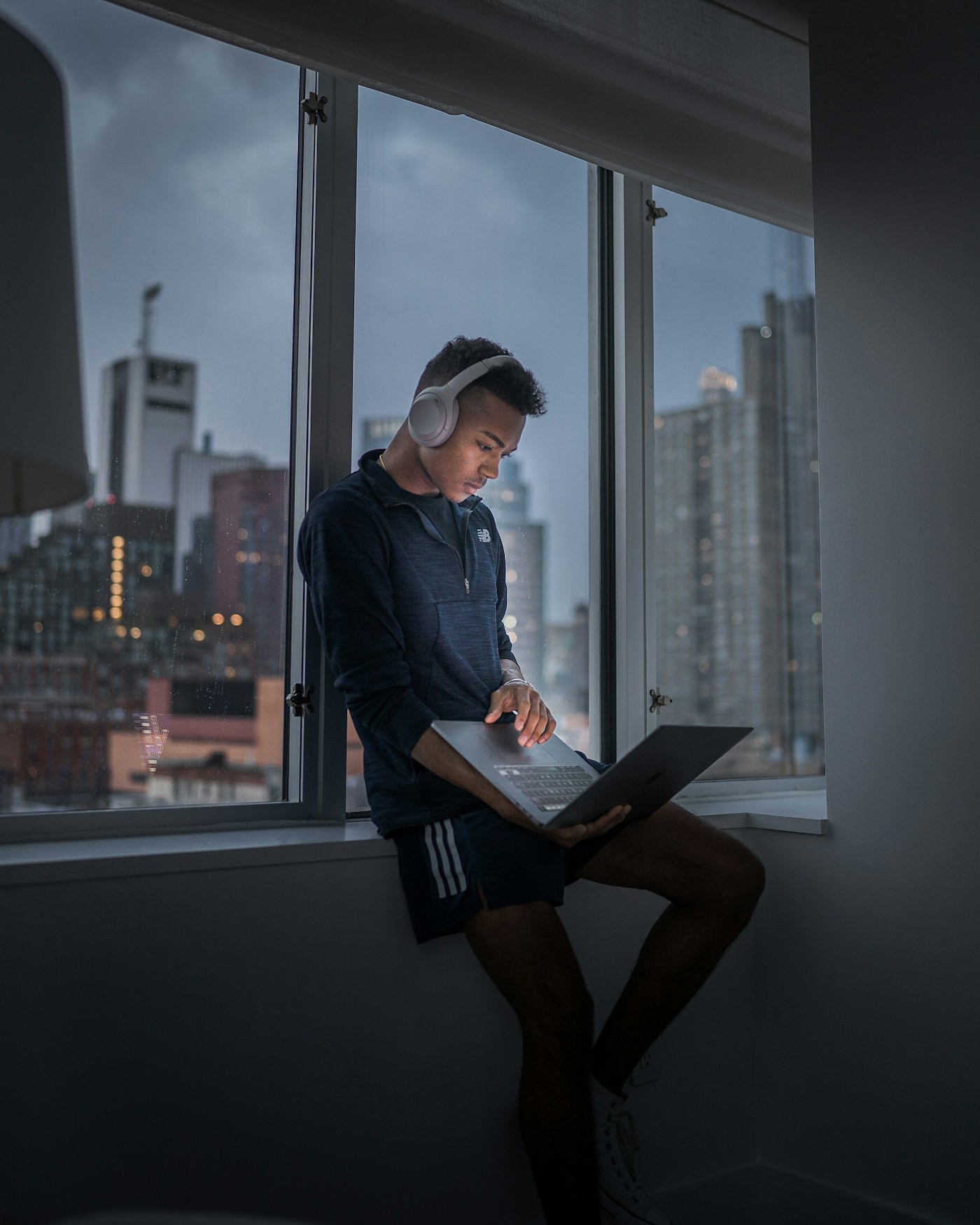 Tech lifestyle editorial photograph