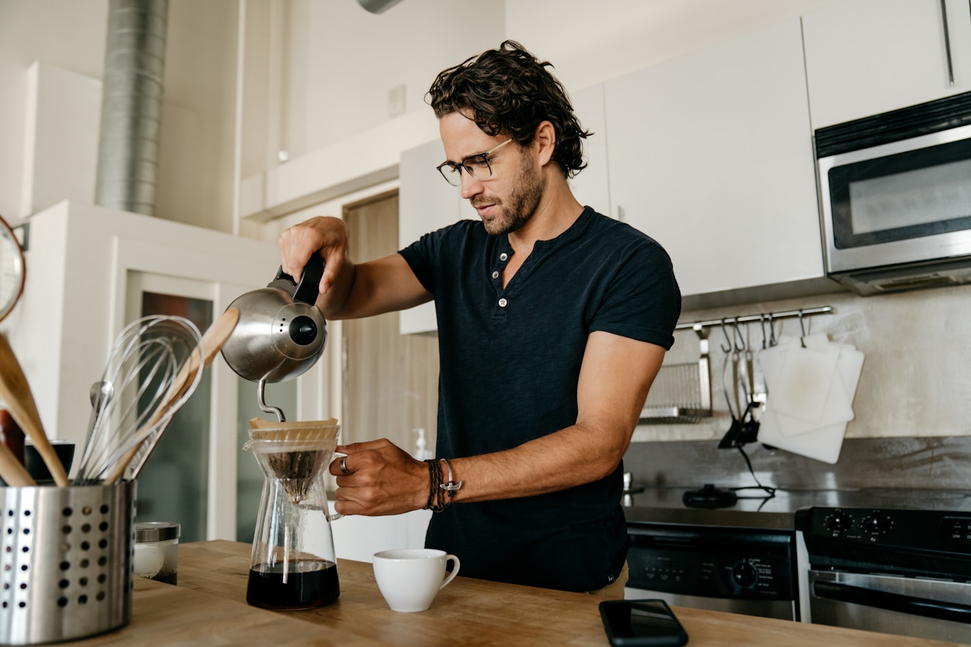 Kitchen lifestyle editorial photograph