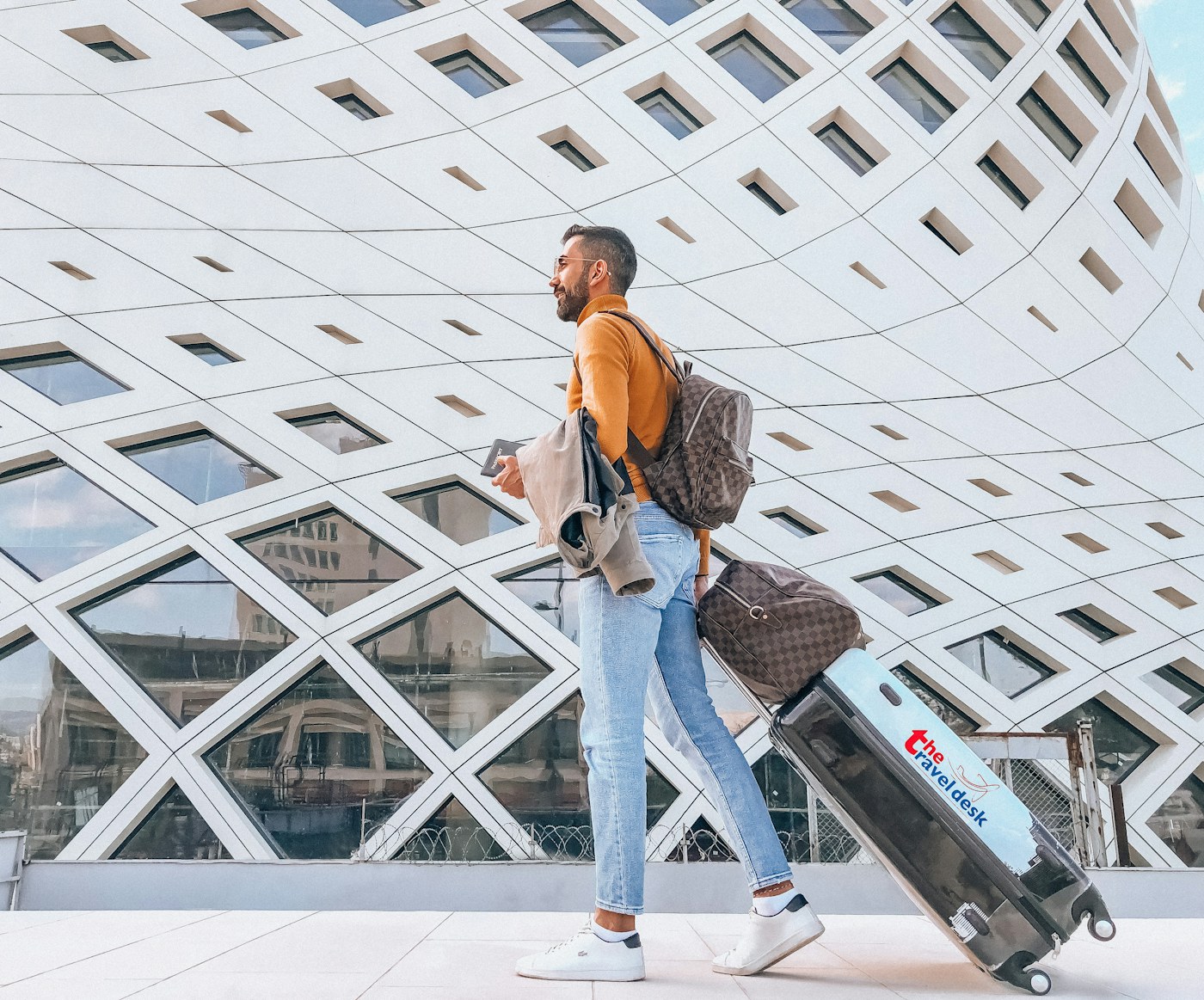 Travel lifestyle editorial photograph