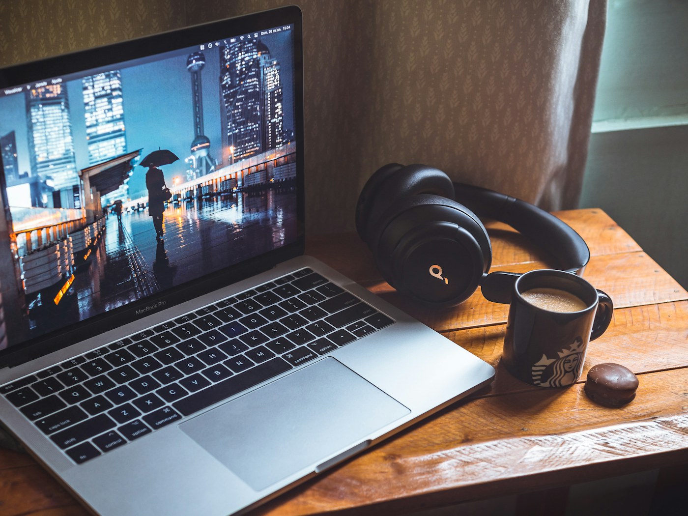 Tech lifestyle editorial photograph